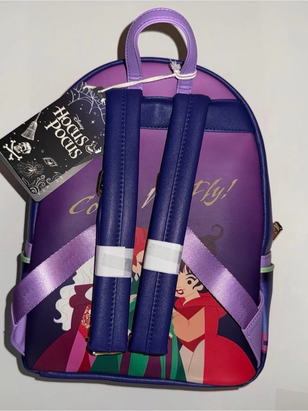New Loungefly Purple Hocus Pocus House Mini Backpack